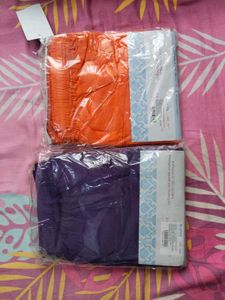combo of Blutex Orange & Purple Leggings 💜🧡