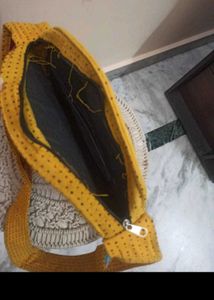 Boho Round Embroidered Sling Bag