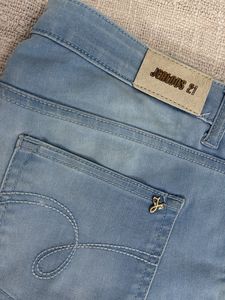 Light Wash Embroidered Jeans