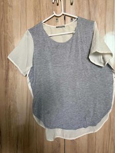 Stylish White Sheer Top