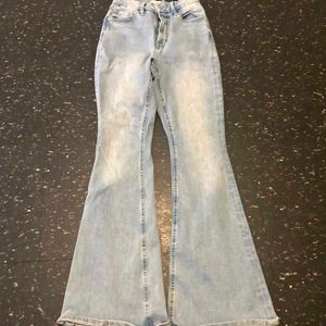 Light Wash Flare Jeans