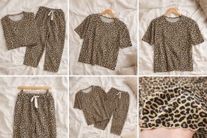 Leopard Print Pajama Pants