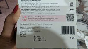 Plush Ultra Thin Sanitary Pads - Pure Cotton