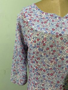 Floral Print Kurta