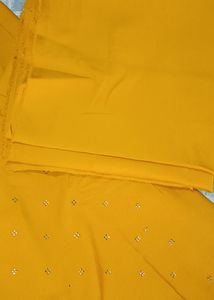 Beautiful Girlish Neck Embroidery Punjabi Suit