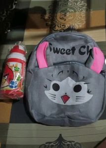 Brand New** School/Tution Bag 🎒 Combo With Bottle