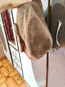 Suede Crossbody Bag