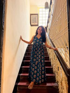 Bohemian Print Maxi Dress