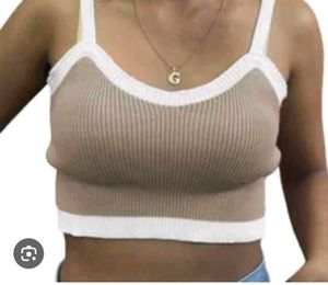 Ribbed Knit sports bra