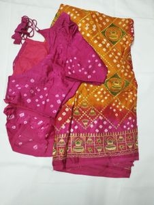 wedding style heavy saree