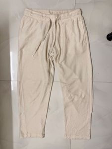 Max white Textured Lounge Pants