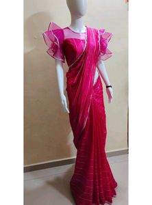 Bollywood Beautiful Saree With Readymade Blouse