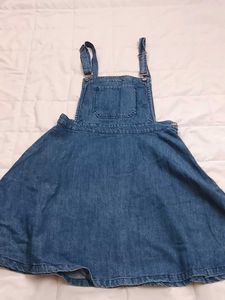 Denim Pinafore Dress