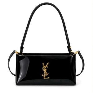 White Patent Leather Handbag