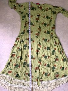 Floral Green Midi Dress