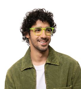Electric Green Full With Blue Screen Lenses