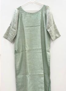 Green Kurta Set with Organza Dupatta