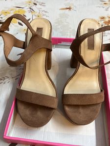 Forever 21 Nude Heels 5 Inch