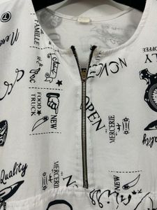 Unique Graphic Print Short Sleeve Dress