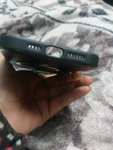 black mesh MagSafe-compatible phone case for an iP
