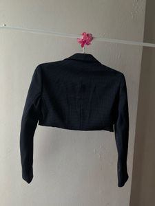 Black Cropped Blazer