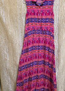 Boho Print Maxi Dress