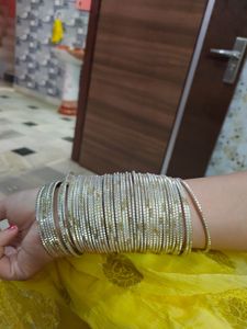 Set of Elegant Metallic Bangles