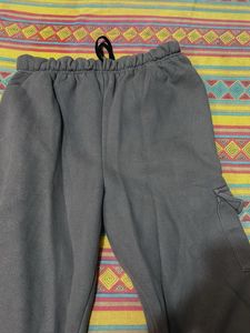 Comfortable Grey Cargo Sweatpants