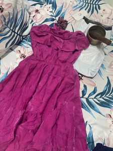 Barbie Ruffle Balloon Dress