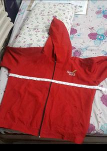 2 Red Zip-Up Hoodie both 48 bust unisex