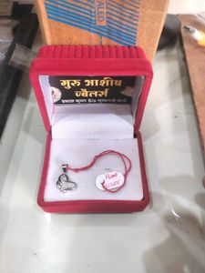 Heart Shape Pandel Pure Silver 925 (Wt: 1.200gm)