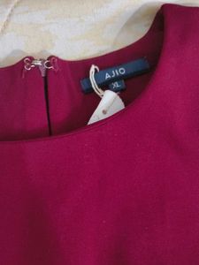 Burgundy Midi Dress