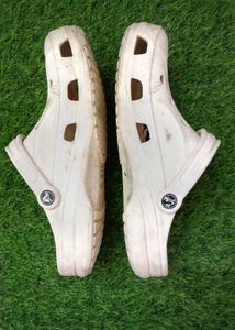 White Crocs Clogs