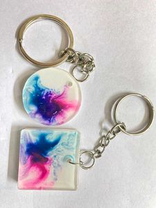 Handmade Resin Keychains (Set of 2)