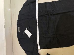 Classic Black Crew Neck Sweater