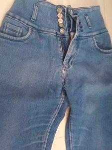 Classic Blue High-Waisted Jeans