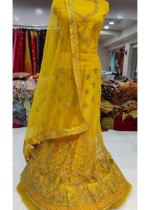 🔥 Stitch New Wedding haldi lehenga 💕