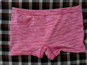 Pink Marled Athletic Shorts