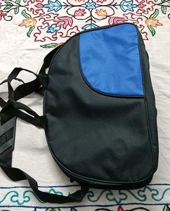 Unisex Black & Blue Sling Bag
