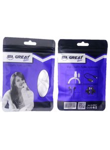 (New) Earphone in white colour good quality pack of 1
