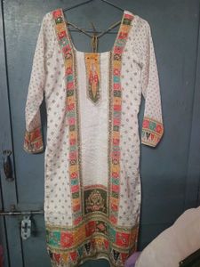 Boutique stitched Bubble silk Kurta Set