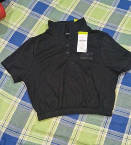 Black Crop Top
