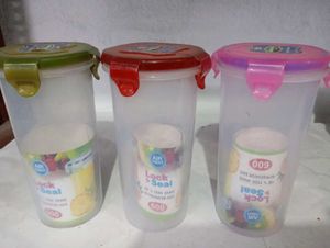 3 Pieces Lock & Seal Food Containers