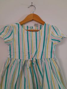 Multicolor Striped Frock (Girl's)