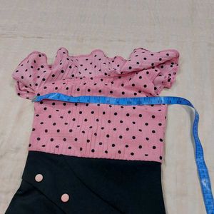 Cute Polka Dot &amp; Black Dress