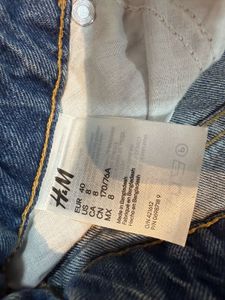 H&amp;M ORIGINAL-Distressed Blue Denim Shorts