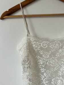 White Lace Camisole Top