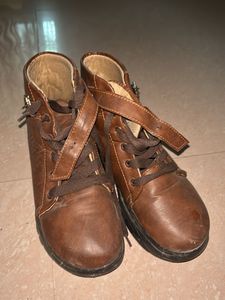 Brown Leather Casual Boots