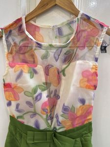 Floral Dress with Bow Detail