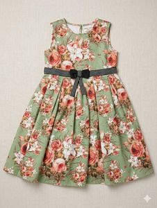 Beautiful Floral Dress with Bow